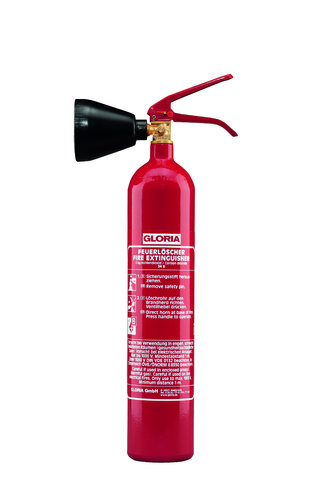 Feuerlöscher CO2 / Kohlendioxid 2 kg m. Schneerohr - Feuerlöscher und