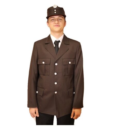 Dienstbluse braun Herren