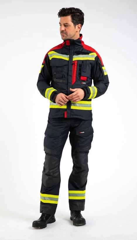 Einsatzjacke Ranger 2.0 schwarzblau/rot