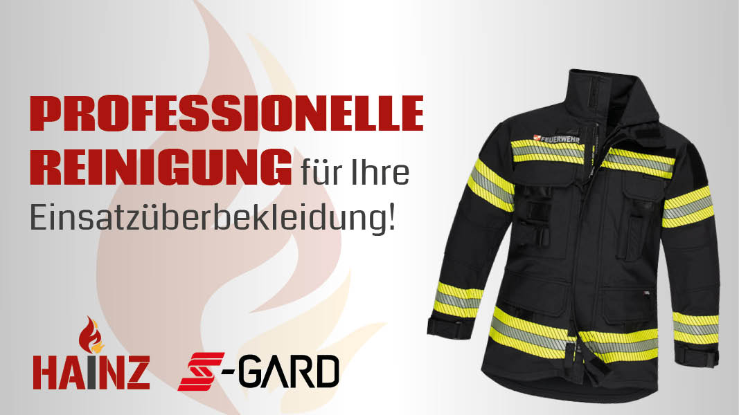 Professionelle Reinigung für Ihre Einsatzüberbekleidung