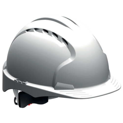 Jugendhelm mit Drehverschluss weiß